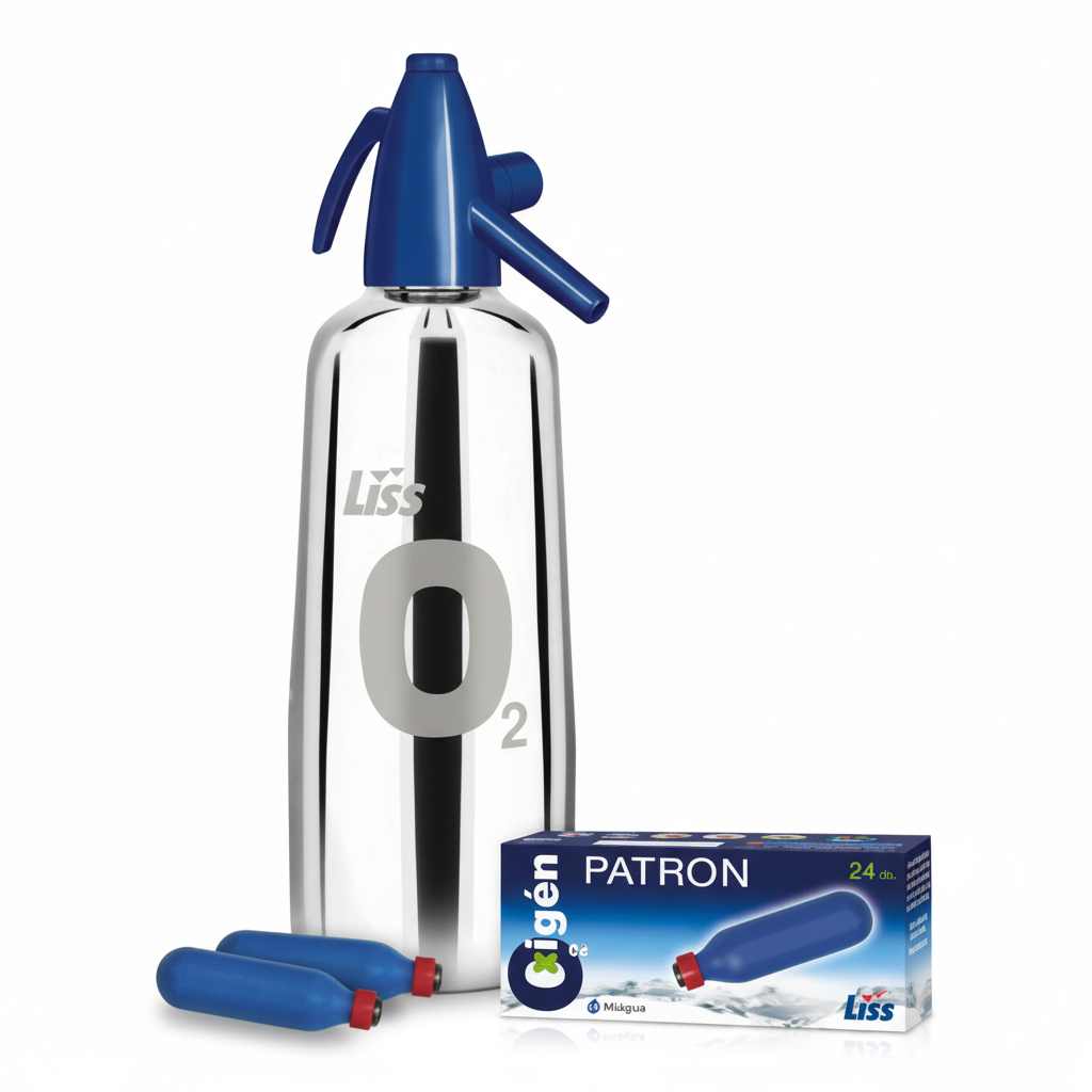 Oxigénszifon, 5 doboz (120 db) oxigénpatron